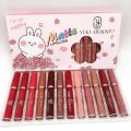 Pack of 6 & 12 Lipgloss Matte Nude Redish Shades Lipglosses Lipsticks. 