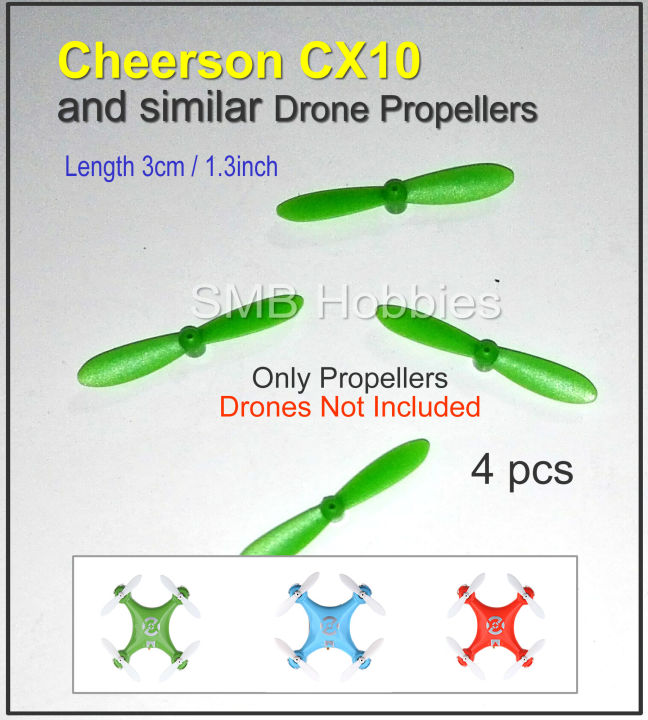 Cheerson%20CX10%20Mini%20Drone%20Propeller%20Length%203%20cm%20/%201.3%20inch%20for%200.7mm%20motor%20shaft%20-%20Image%202
