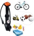 Pump, Upgraded Mini Portable Pump, Foot Bike Pump with Pressure Gauge, Tire Inflator Device, High Pressure Air Pump Portable Foot Pedal Bicycle Tire Pump Air Inflator Pump Portable Aluminum Foot Pumps NOTE random color will be delivered. 
