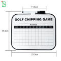 Golf Score Board Portable Points Competition Erasable Tiny Whiteboard Double-Sided Writing Board Golf Credit Recorder. 
