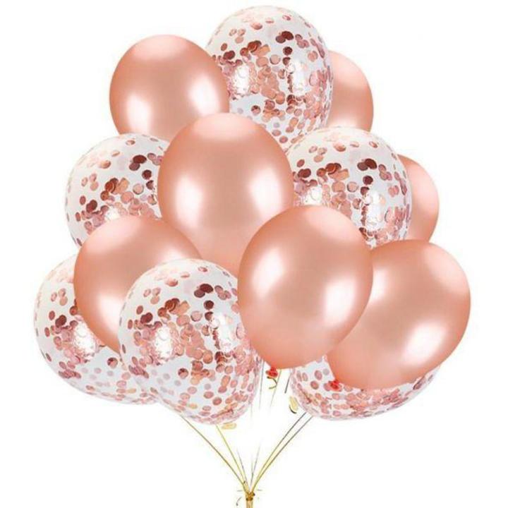 Rose Gold Confity Balloons Set