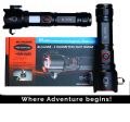 Super Bright Led flashlight torch waterproof Metal Body with 1 kilometer range For Home & Outdoor Work and safety light. 