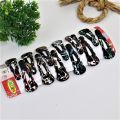 pack of 12 PCS Tik Tak HAIR PINS FOR GIRLS Tic Tac HAIR CLIPS FOR BRAID HAIR CATCHERS FANCY FASHION SCHOOL COLORS MULTICOLOR CLICK CLIPS. 