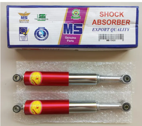 Shock Rib Cd70 shock absorber rear red set(two) cd 70 bikes/motercycle | Daraz.pk