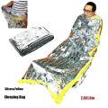 [HOT] New Thermal Keep Warm PE Emergency Blanket Waterproof Camouflage Portable Emergency Blanket Survival Sleeping Bag Outdoor Tool. 