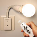 E27 LED Remote Control Plug Holder Base for Night Bedside Lamp (without Light Source) Voltage:220V. 