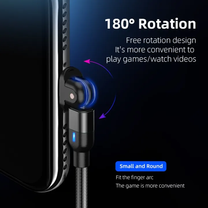 Gaming%20cable%20180%20Rotation%20Fast%20Charging%20Cable%20Micro%20Usb/Type-C/Lightning%20for%20IPhone%20Android%20Phone%20Quick%20Charger%20Cable%20-%20Image%207