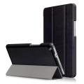 For Huawei Mediapad M3 Lite 8.0 inch Tri-fold Stand Leather Case - Black. 