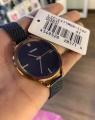 CASIO BLACK DIAL WITH MESH BRACELET WOMEN'S WATCH - LTP-E415MBR-1CDF. 