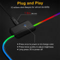 Imported RGB Gaming Mouse Pad with 14 RGB Spectrum Mode Large Extended soft led mousepad For Pro Gamers PC laptop Gaming Mousepad. 