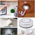 Multipurpose Portable 3 LED Battery Powered Stick Tap Touch Lamp Led Light ( Battery Not Included) 1Pcs. 