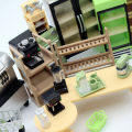 Dollhouse DIY Mini Round Table Micro Scene Model Bedroom Family Toys Doll Gift SEVICH. 
