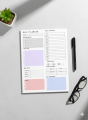 A5 Daily To Do Pad | Note books|  list, Memo pad |Checklists | Draft, weekly planner , diary , board , students , school, office. 