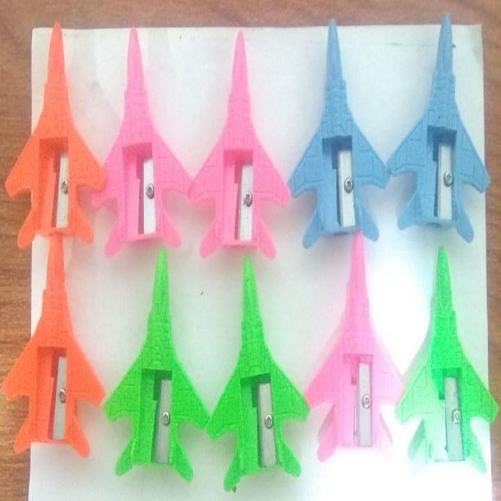 Aeroplane Shape Sharpener  (12 pcs)
