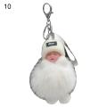 Pendant Keychains Ornamental Knitted Hat Wear Baby Key Ring. 