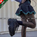 Kitty hottie kitty black silk fishnet stockings women's jk socks cover thin pantyhose cut-out black pantyhose harajuku. 