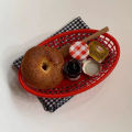 Plastic Fruit Basket multicolor storage basket For Fries Hot Dog Cake Hamburger Basket Storage Kitchen Tools. 