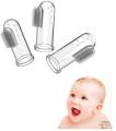 Silicone Baby Finger Manual Toothbrush, Great For Massaging & Cleaning Gums, Bpa-Free, Use Soft Brush For Kids & New Born Baby, Kids Finger Toothbrushes with Box. 