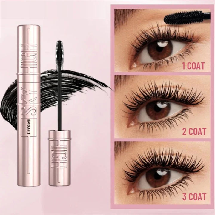 9ml Waterproof Eye Black 24h Long Lasting Mascara Professional Smudged-proof Mascara-cream Korean Basic Makeup For Women