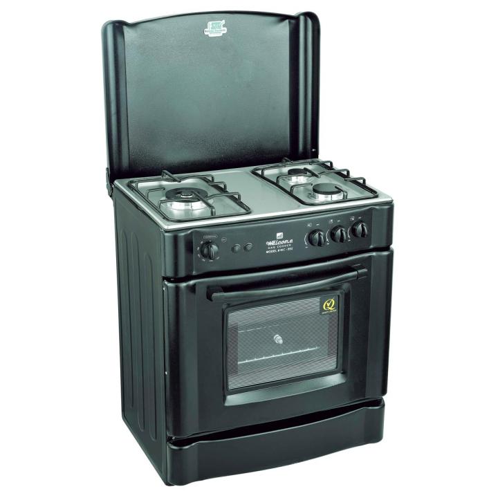 Welcome 3 Burner Cooking Range WC-555 - Black