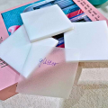 50 Sheets Transparent Post-it Sticky Notes (Size 3X3 Transparent and Transparent Glitter Notes ) Sticky Note Pad Waterproof Memo Pad, PET Reminder Note small notes for study and office notes | Buy2Enjoy. 