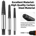 6 Piece Screw Extractor Set M3–M18 Heavy Duty Bolt & Screw Removal Tool. 