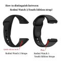 Replacement Silicone Watch Band For Xiaomi Mi Redmi Watch 3 Only (Not for Active and Lite Edition). 