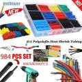 TBB Upgraded 164/328/656/984Pcs Heat Shrink Tubing Insulation Shrinkable Tube TBB. 