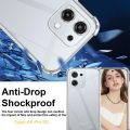 Oppo A6 Pro 5G Back Cover Transparent Back Cover with Corner Bumper Protection – Clear Soft Silicone Case. 