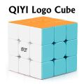 QIYI Warrior Logo Speed Cube 3x3x3 - Sticker less - Magic Cube - Rubik's Cube. 