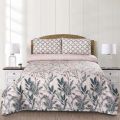 Palm Paradise Cotton Printed Bedsheet Set. 