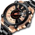CURREN 8361 Quartz Movement Chronograph Date Display Watch Luminous Wristwatch With Stainless Steel Strap For Men. 