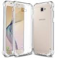 Samsung Galaxy J7 Prime Anti Shock Drop Resistance Transparent TPU Case Silicone Back Cover (1MM). 