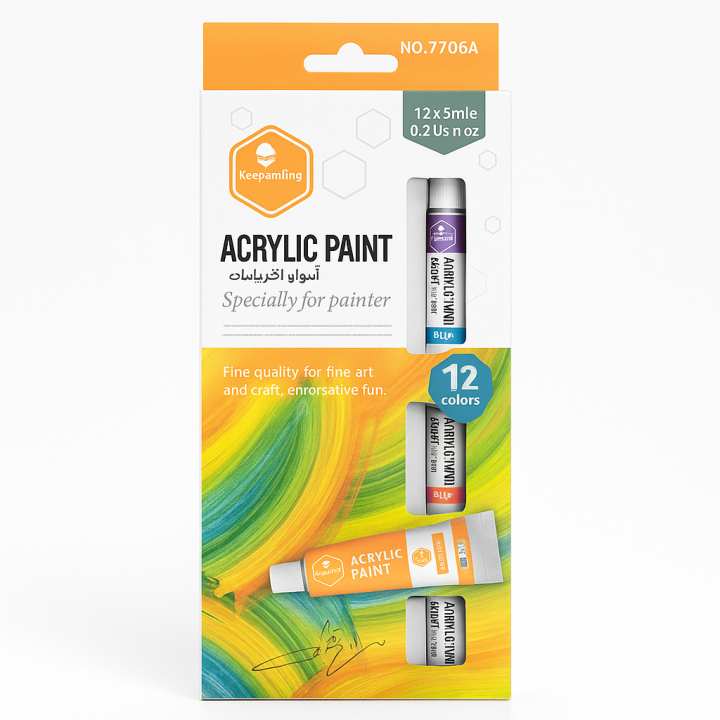 Artist Oil Paint Set 12 Tubes 12ml Tubes - UK