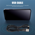 High Speed USB 2.0 A Male to DC 4.0mm x 1.7mm Power Cable 3Ft Black. 