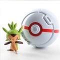 Throw Automatically Bounce Pokeball With Pokemon Pikachu Anime Action Figures Creative Children's Toys. 