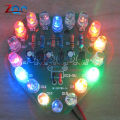 3V-5V Regulated Board 48MM * 51MM Cycle Lamp Suite Breadboard LED Electronic Production DIY Kits Heart Shaped. 