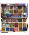 One Glitter Eyeshadow Palette with 18 Colors. 