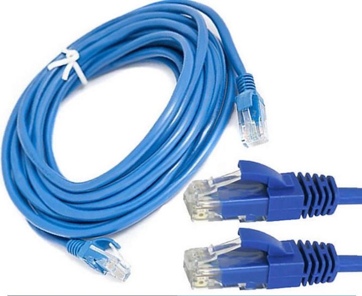 LAN Cable 9m Fixed Connectors 9 meter : 30 feet Ethernet Internet Wire