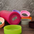 Tiger Insulation Cup 360 480 600ml Silicone Coaster Round Cup Bottom Holder Bottom Cover Protective Cover 6.5cm. 