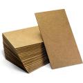 WoodPly 5”x9” Press Wood Sheet MDF Board for Crafts, Medium Density Fiberboard, Board 1/8 Inch Thick, Hardwood, Brown Colour. 