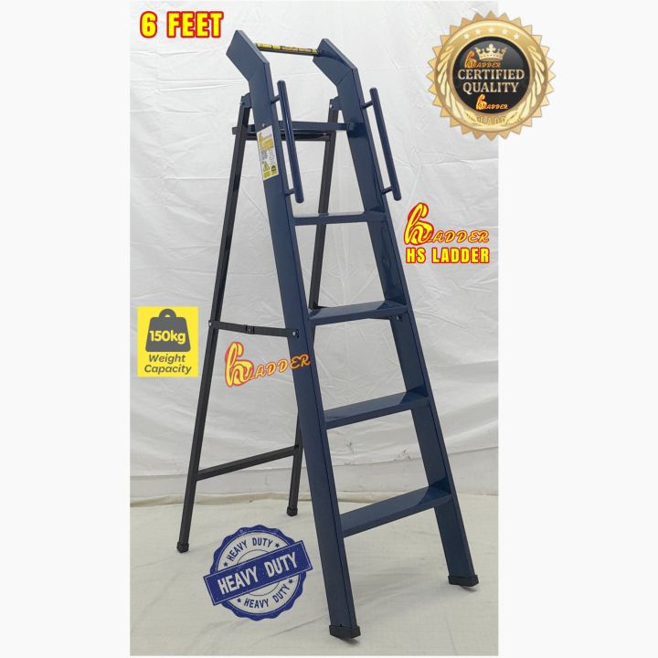 Iron Ghori Type Seeri  Big Steps Iron Material Height Size 6 Feet Heavy Duty Ladder Best For Home