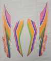 Tanki Tapa Sticker 2012 Model Honda 70  ( COMPLETE SET ). 