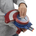 Marvel Avengers Captain America Darts Shooter Shield Launcher Manual Reload Toys For Boys - Blue. 