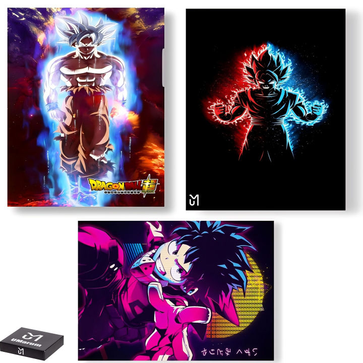 Goku Anime Poster for home decor Painting Wall Stickers