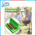 Online Karachi Barbecue Meat Skewer Device Machine BBQ Meat String Device Quick Portable Meat Skewer. 
