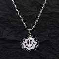 Versatile titanium steel chain trendy brand necklace men's hip hop personality street alloy pendant men's and women's sweater chain accessories wholesale. 