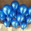 10pcs 10 inch  Original Shiny Blue Chrome Balloons Genuine Solid Metallic Chrome Blue Theme Balloon Party Balloons High Quality Latex Balloon  Birthday Party Decoration, Wedding same as shown on pics. 