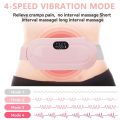 Period Cramp Relief Belt – Portable Electric Menstrual Heating Pad with Massager | Rechargeable Heated Belly Belt for Women & Girls | 3 Heat Levels & 4 Vibration Modes | Warm Compress for Menstrual Pain, Back Pain & Abdominal Relief. 