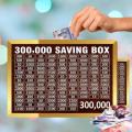 Umrah Saving Box - 1 Lakh Savings Challenge Wooden Money Box – Cash & Coin Bank with Lock, Savings Tracker & Counter –  Saving Box For Moblie and Bike and Umrah – Secure Cash Vault for Financial Goals". 